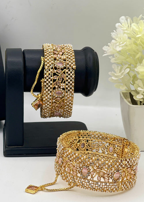 Shop the Rafiya Openable Bangle Set from Zarosh Jewel