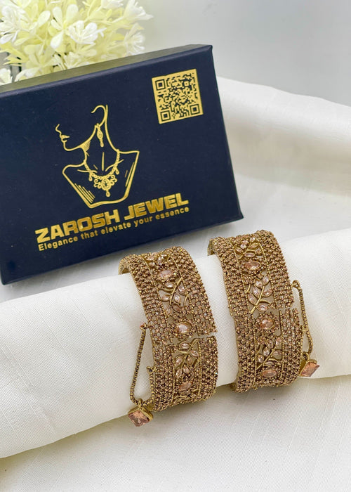 Shop the Rafiya Openable Bangle Set from Zarosh Jewel