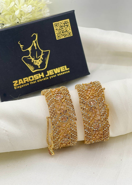 Shop the Rafiya Openable Bangle Set from Zarosh Jewel