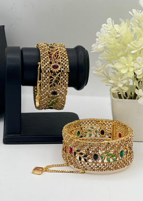 Shop the Rafiya Openable Bangle Set from Zarosh Jewel