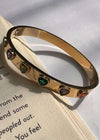 Rainbow Hearts Gold Bracelet by Zarosh Jewel