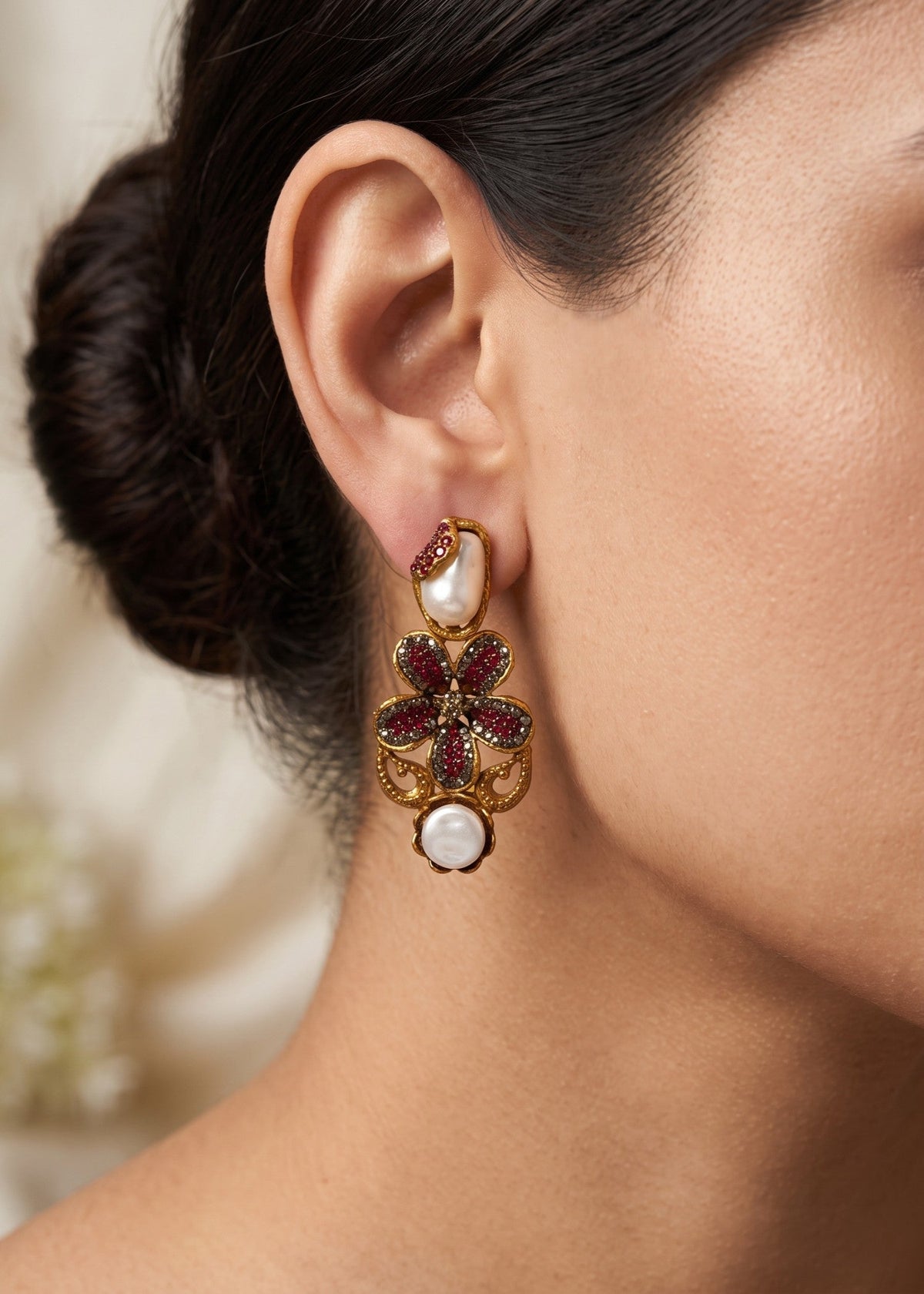 Raneem Traditional Earring by Zarosh Jewel