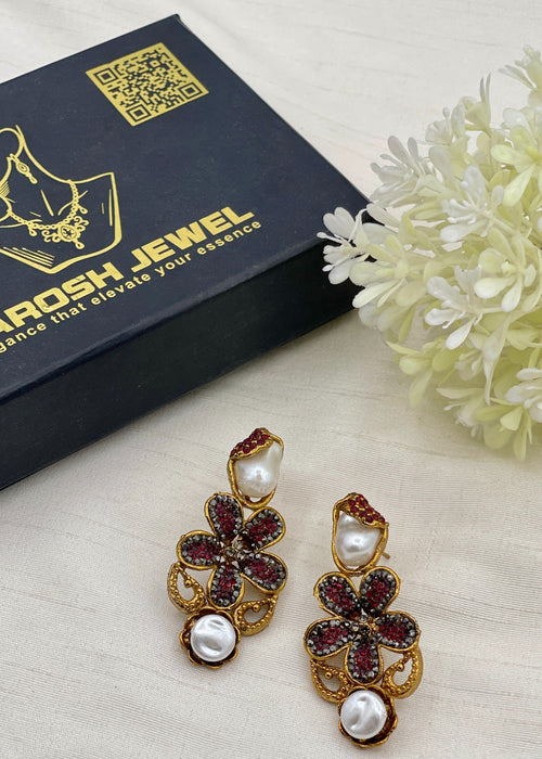 Shop the Raneem Traditional Earring from Zarosh Jewel