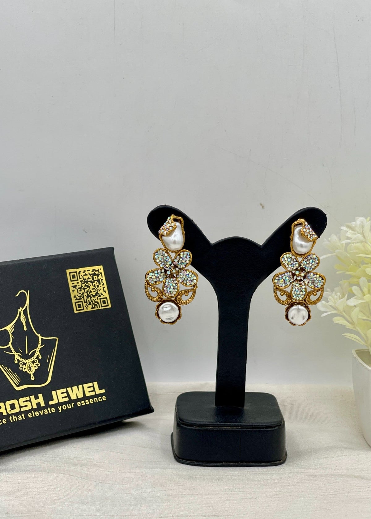 Shop the Raneem Traditional Earring from Zarosh Jewel