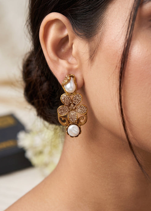 Shop the Raneem Traditional Earring from Zarosh Jewel