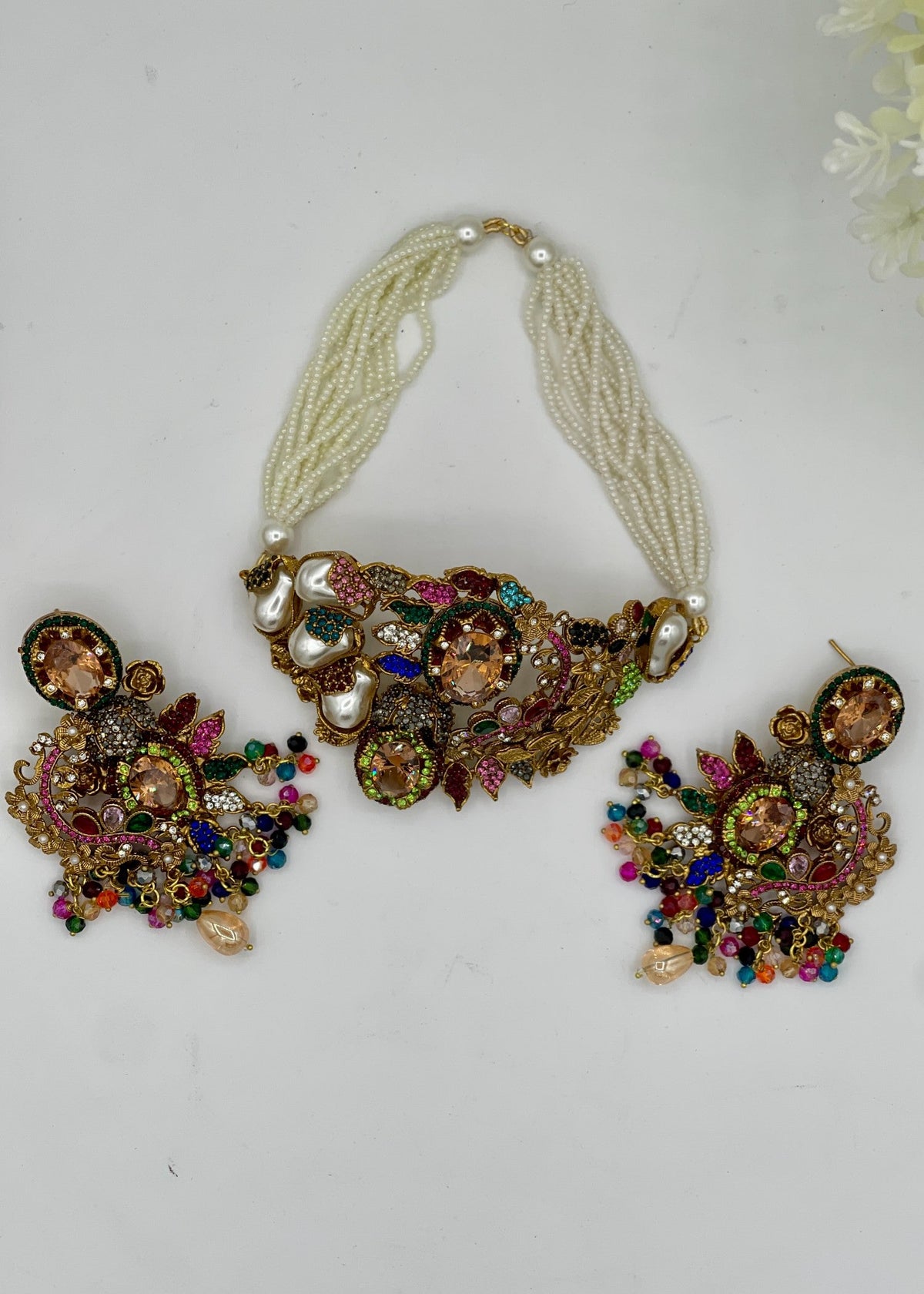 Shop the Rang Mahal Choker Set from Zarosh Jewel
