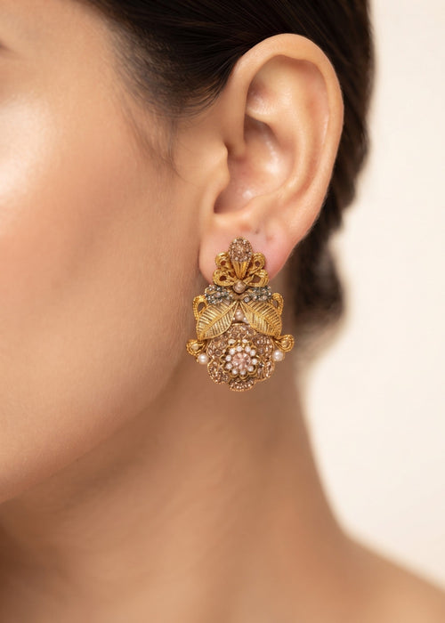 Raniah Antique Earring by Zarosh Jewel