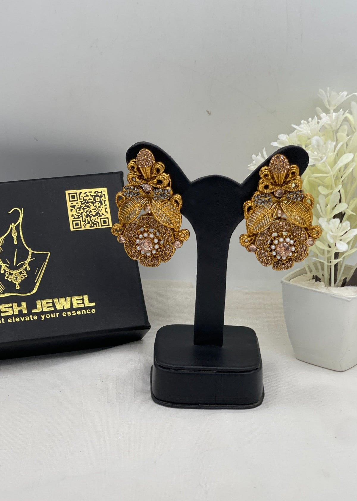 Shop the Raniah Antique Earring from Zarosh Jewel