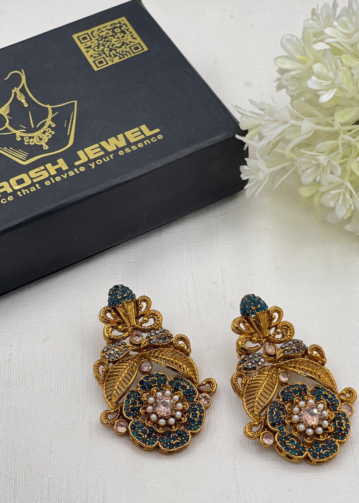 Shop the Raniah Antique Earring from Zarosh Jewel