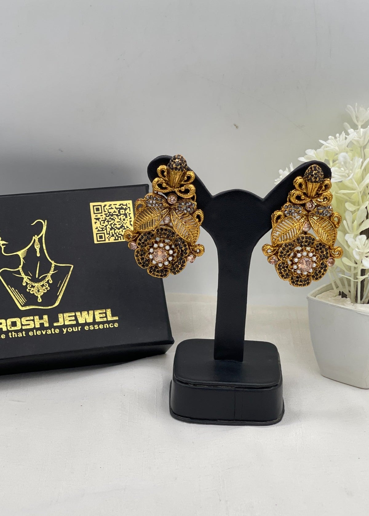 Shop the Raniah Antique Earring from Zarosh Jewel