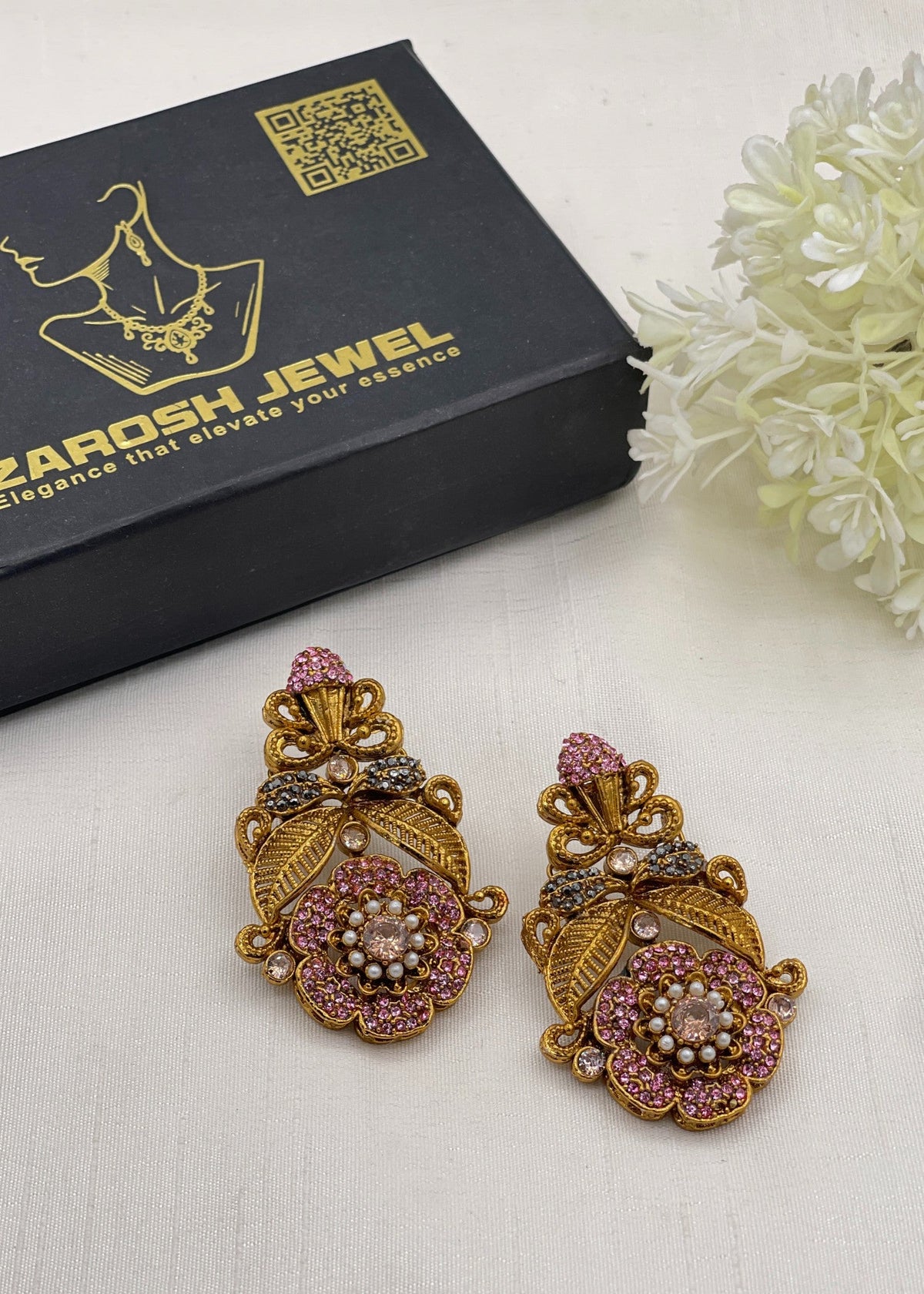 Shop the Raniah Antique Earring from Zarosh Jewel