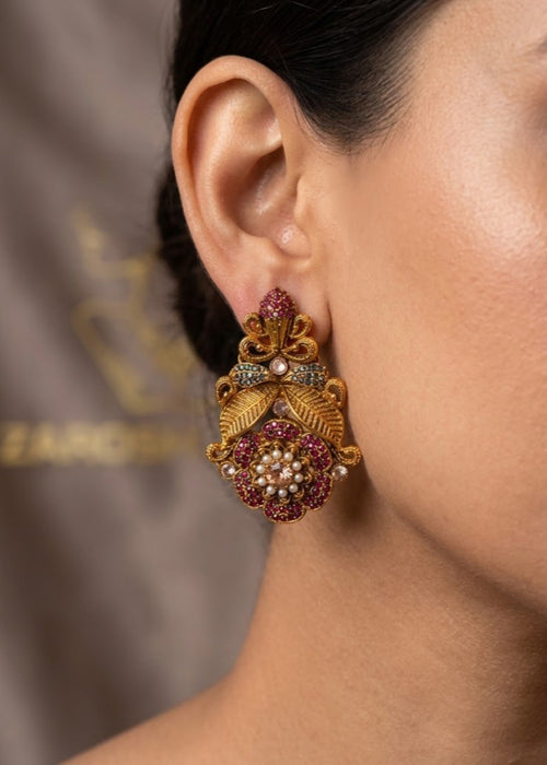 Shop the Raniah Antique Earring from Zarosh Jewel