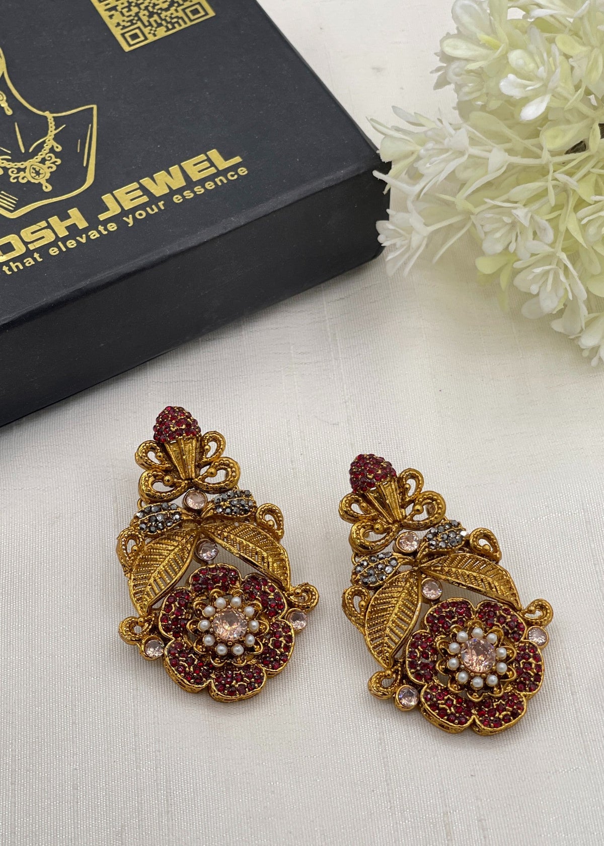 Shop the Raniah Antique Earring from Zarosh Jewel