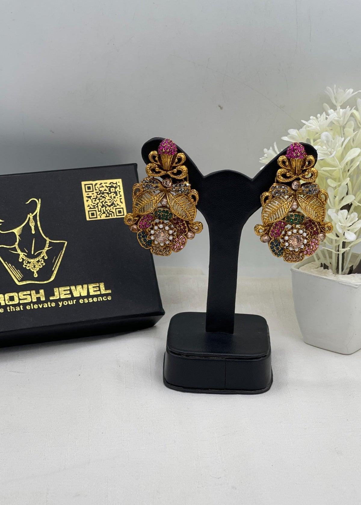 Shop the Raniah Antique Earring from Zarosh Jewel