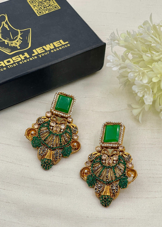 Shop the Rashida Traditional Earring from Zarosh Jewel