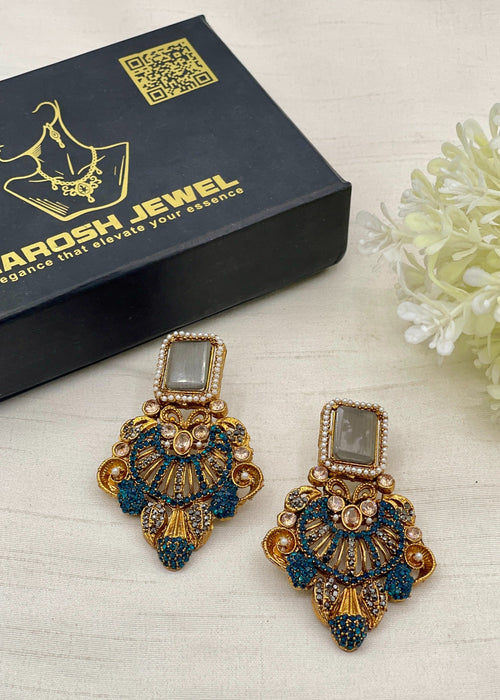 Shop the Rashida Traditional Earring from Zarosh Jewel