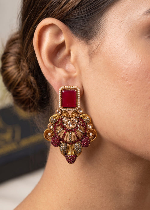 Shop the Rashida Traditional Earring from Zarosh Jewel