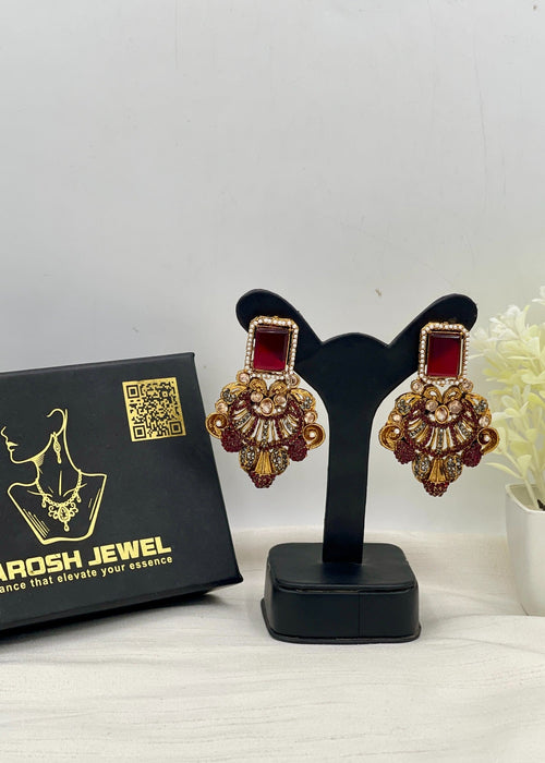 Shop the Rashida Traditional Earring from Zarosh Jewel