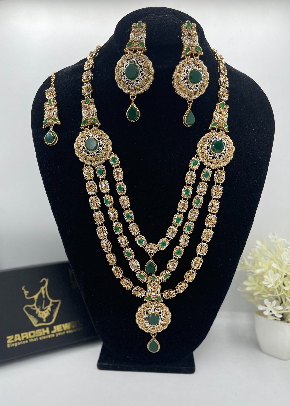 Razia Mystic Necklace Set by Zarosh Jewel