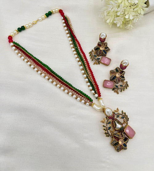 Shop the Raziya Mala Set from Zarosh Jewel