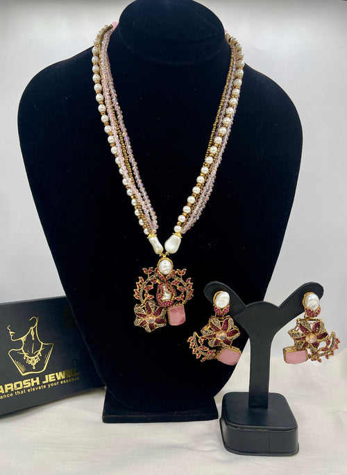 Shop the Raziya Mala Set from Zarosh Jewel