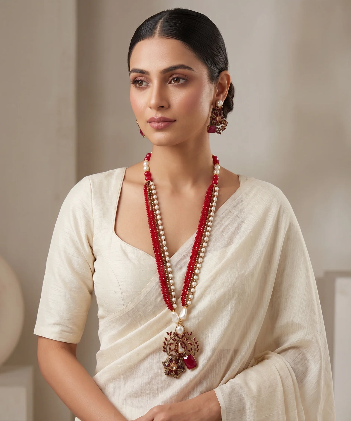 Shop the Raziya Mala Set from Zarosh Jewel