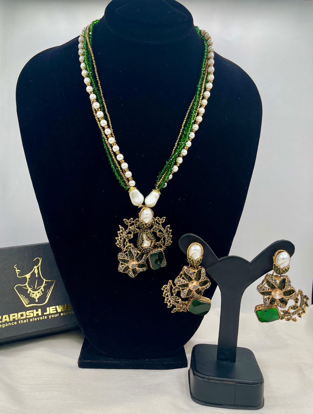 Shop the Raziya Mala Set from Zarosh Jewel