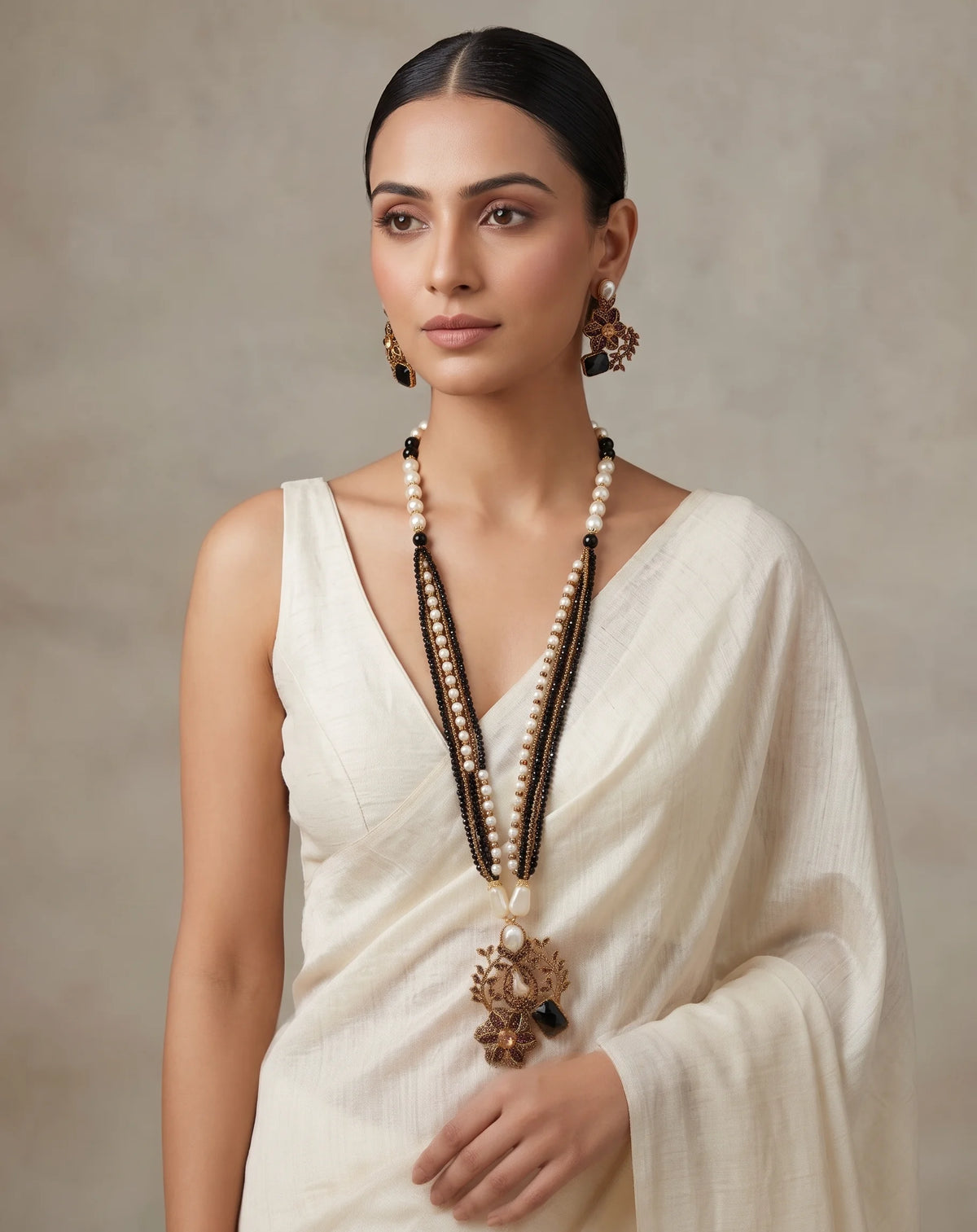 Shop the Raziya Mala Set from Zarosh Jewel