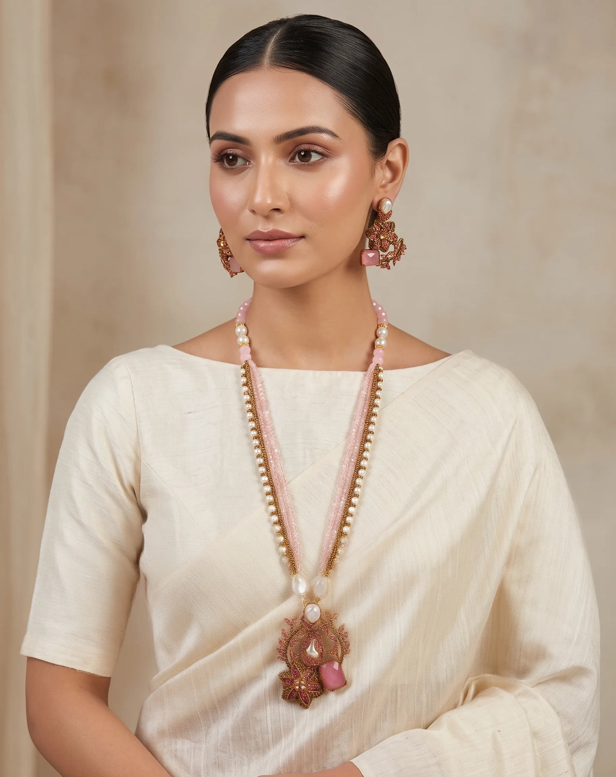 Shop the Raziya Mala Set from Zarosh Jewel