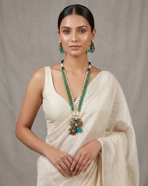 Shop the Raziya Mala Set from Zarosh Jewel