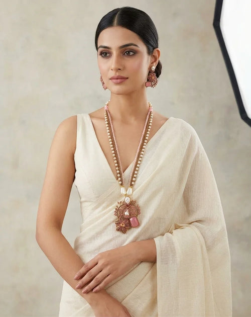 Shop the Raziya Mala Set from Zarosh Jewel