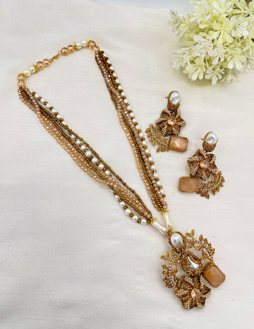 Shop the Raziya Mala Set from Zarosh Jewel