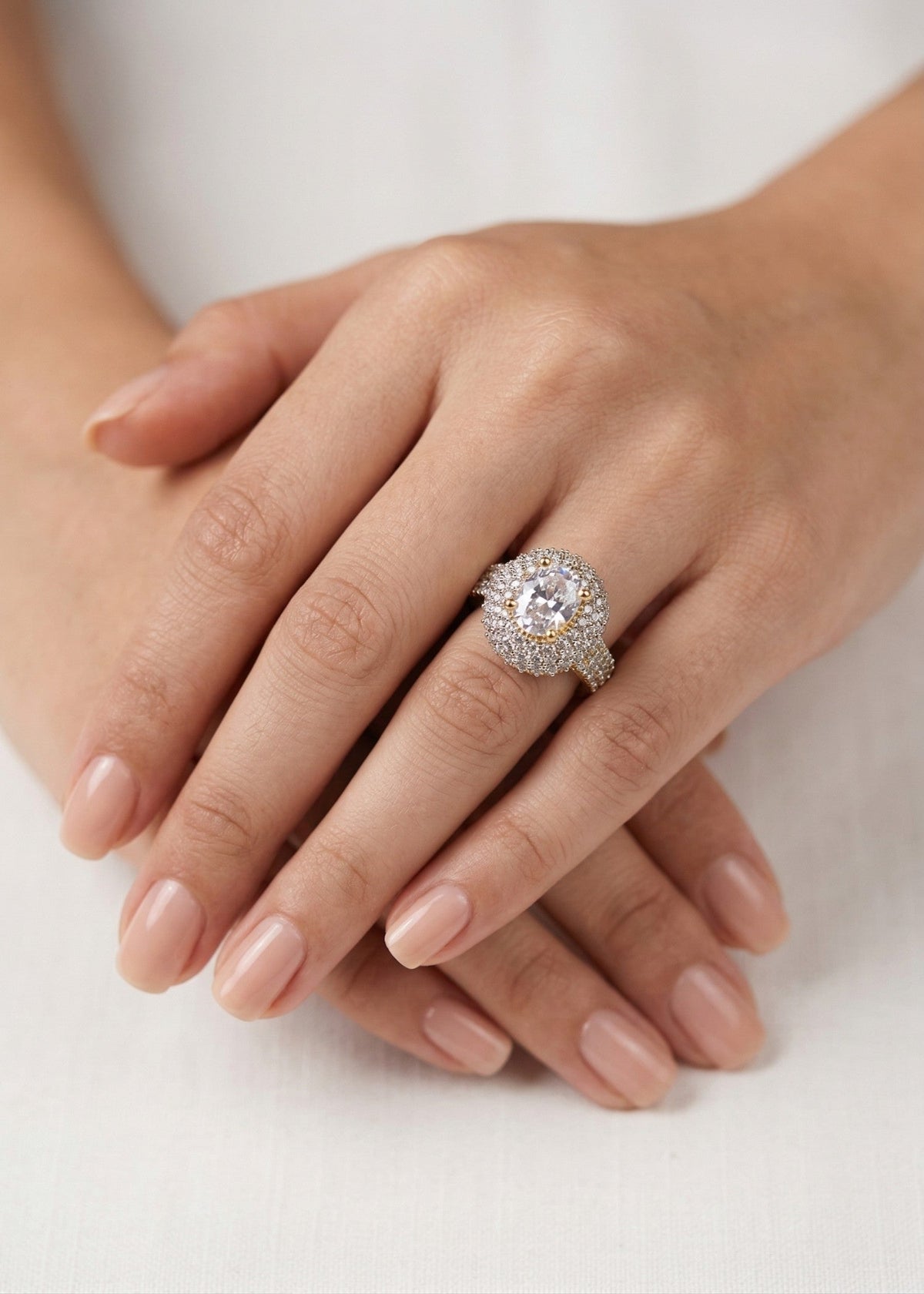 Shop the Reem Gold Plated Ring from Zarosh Jewel