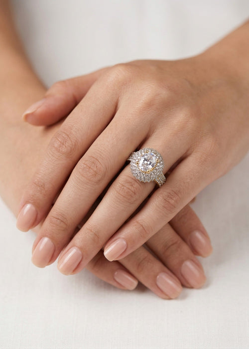 Shop the Reem Gold Plated Ring from Zarosh Jewel