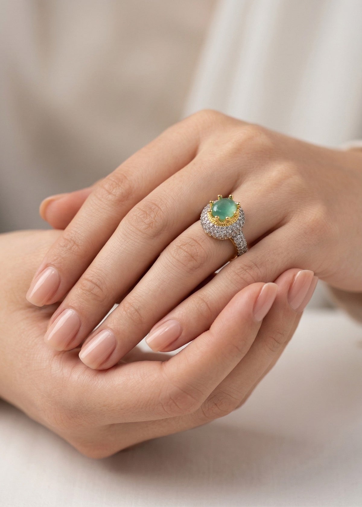 Shop the Reem Gold Plated Ring from Zarosh Jewel