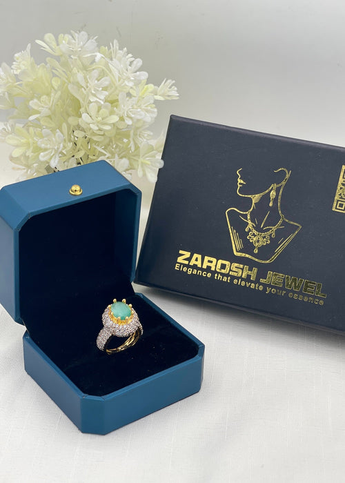 Shop the Reem Gold Plated Ring from Zarosh Jewel