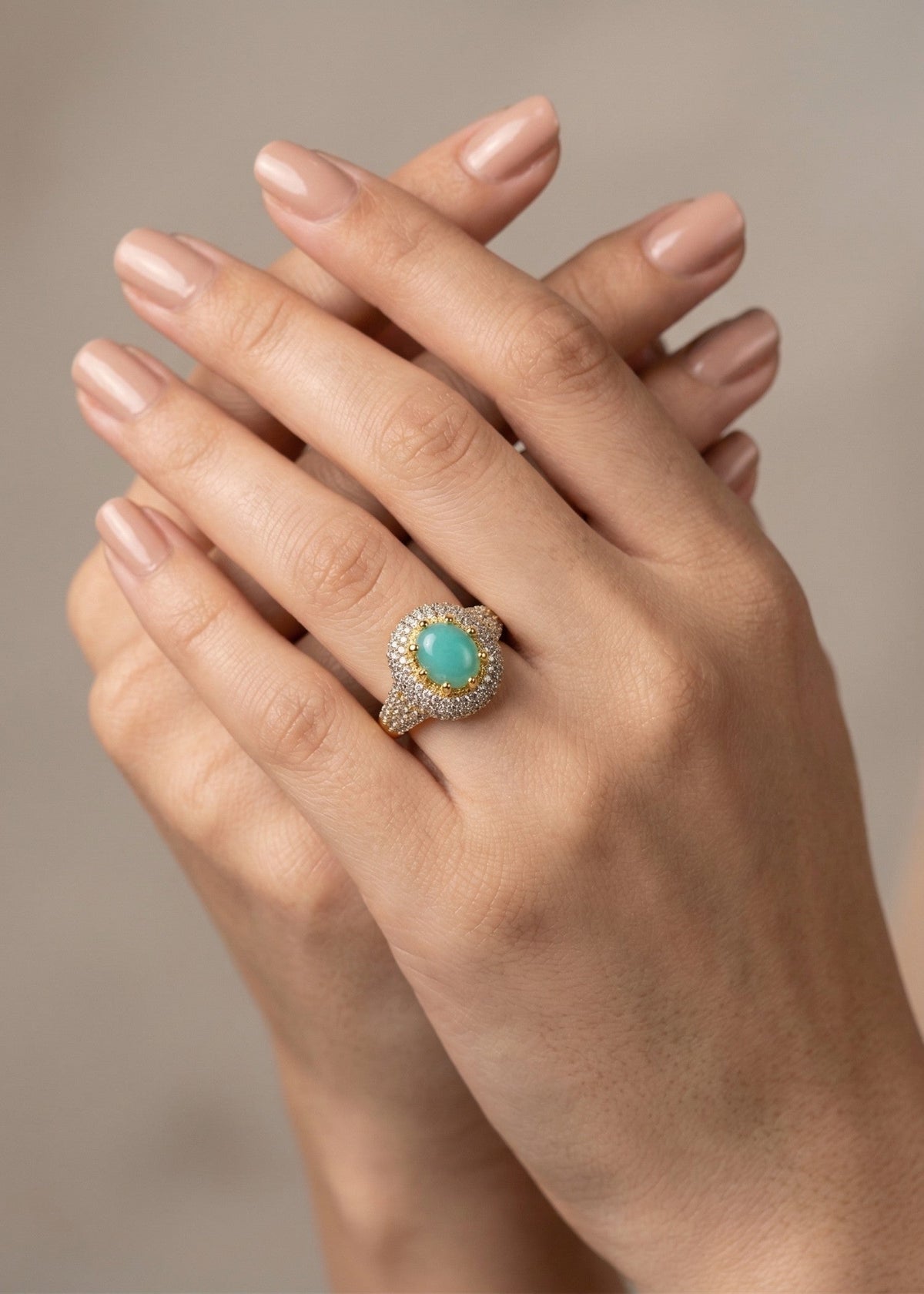 Shop the Reem Gold Plated Ring from Zarosh Jewel