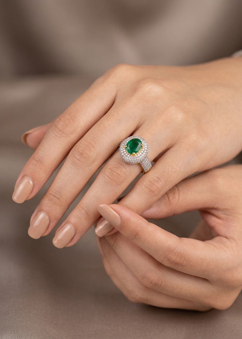 Shop the Reem Gold Plated Ring from Zarosh Jewel