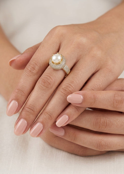 Shop the Reem Gold Plated Ring from Zarosh Jewel