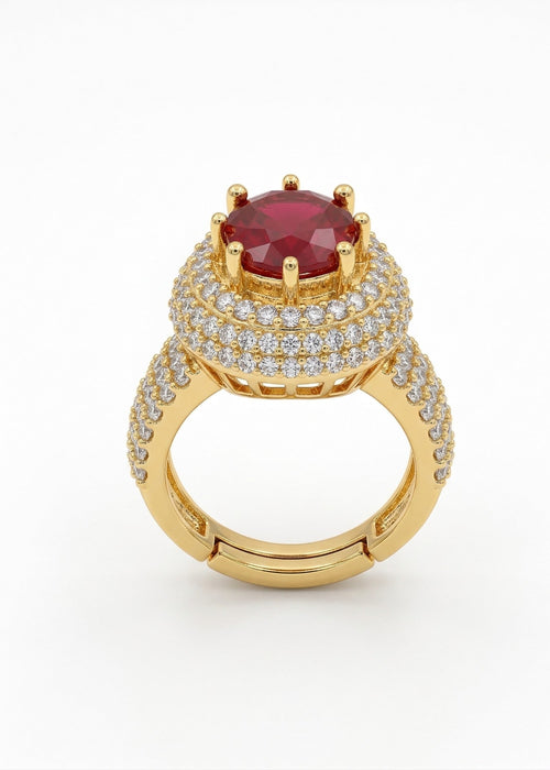 Shop the Reem Gold Plated Ring from Zarosh Jewel