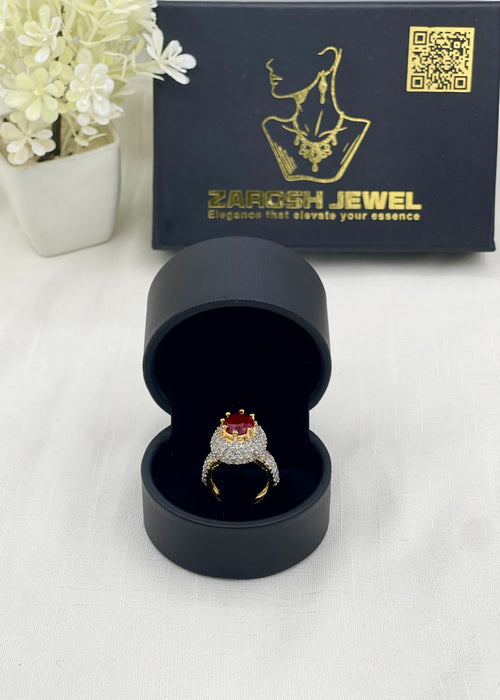 Shop the Reem Gold Plated Ring from Zarosh Jewel