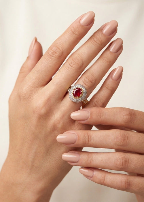 Shop the Reem Gold Plated Ring from Zarosh Jewel