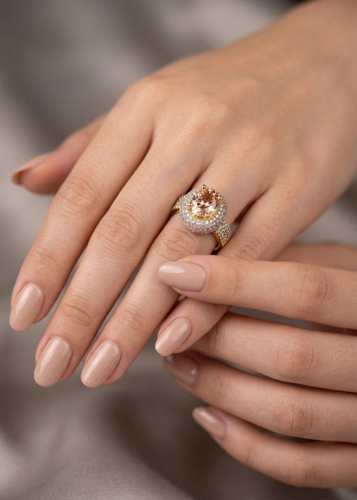 Shop the Reem Gold Plated Ring from Zarosh Jewel