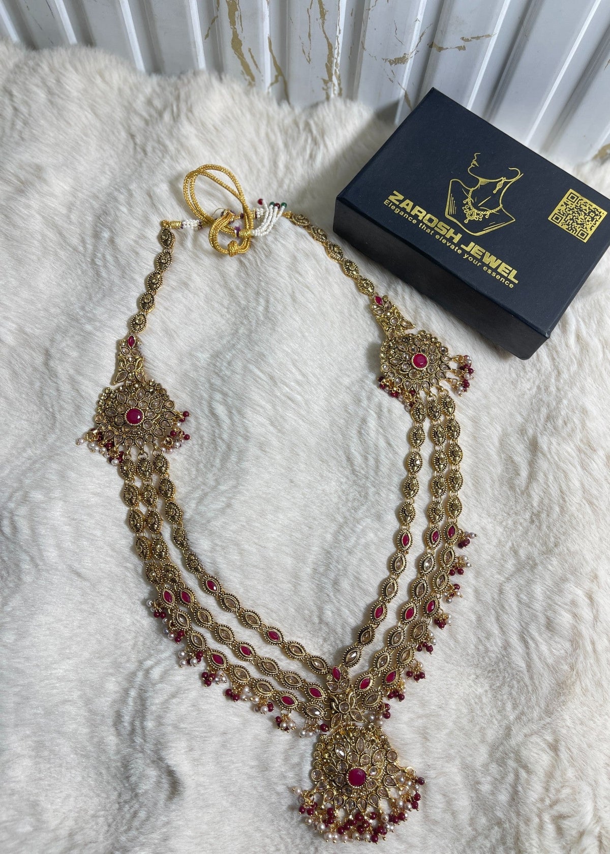 Shop the Regal Cascade Mala from Zarosh Jewel