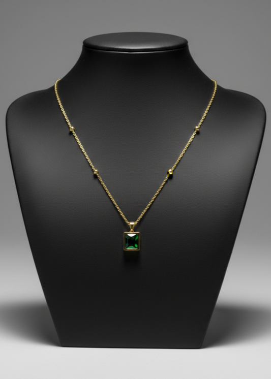 Shop the Regal Green Pendant from Zarosh Jewel