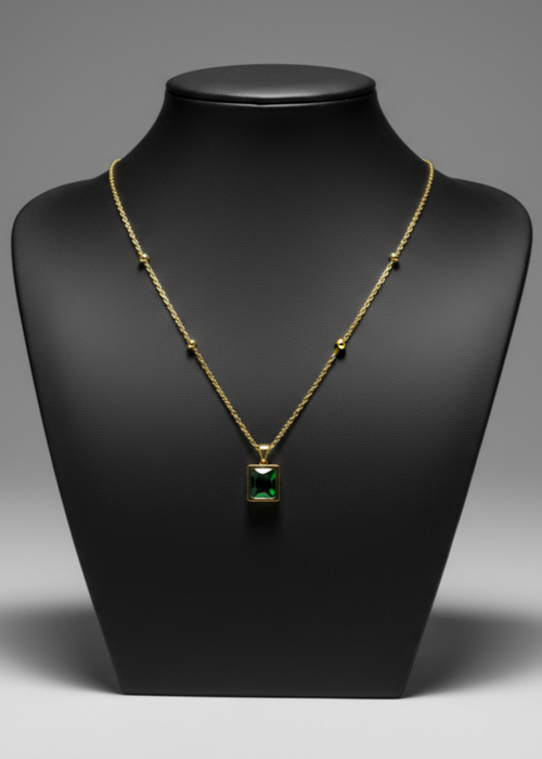 Shop the Regal Green Pendant from Zarosh Jewel