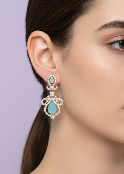 Shop the Regal Royale Drop Earrings from Zarosh Jewel