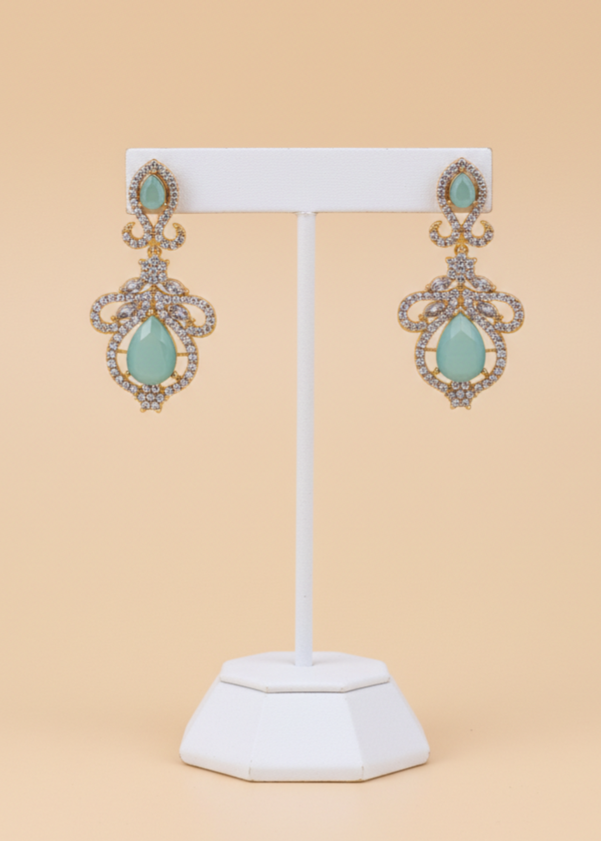 Shop the Regal Royale Drop Earrings from Zarosh Jewel