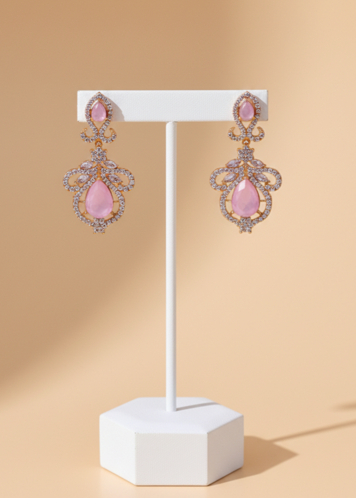 Shop the Regal Royale Drop Earrings from Zarosh Jewel