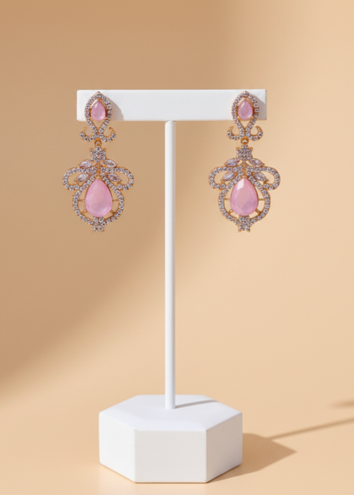 Shop the Regal Royale Drop Earrings from Zarosh Jewel